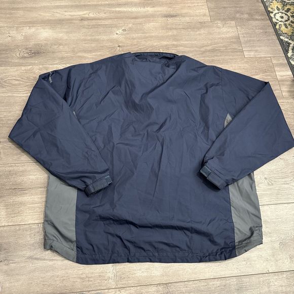 E.V. Run Golf 1/4 Zipper Pullover Windshirt size L Embroidered Navy Blue - Picture 4 of 5